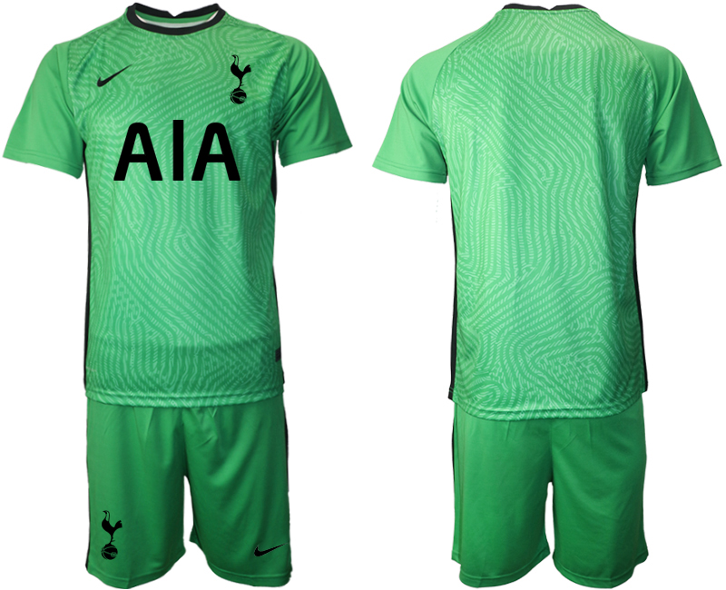 2021 Men Tottenham Hotspur green goalkeeper soccer jerseys->tottenham jersey->Soccer Club Jersey